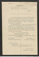 Nachlass Franz Steindachner, Abschrift von Jos. Janasch an M. Breitenstein (16.11.1899), Inv.Nr. 56.04, Seite 1